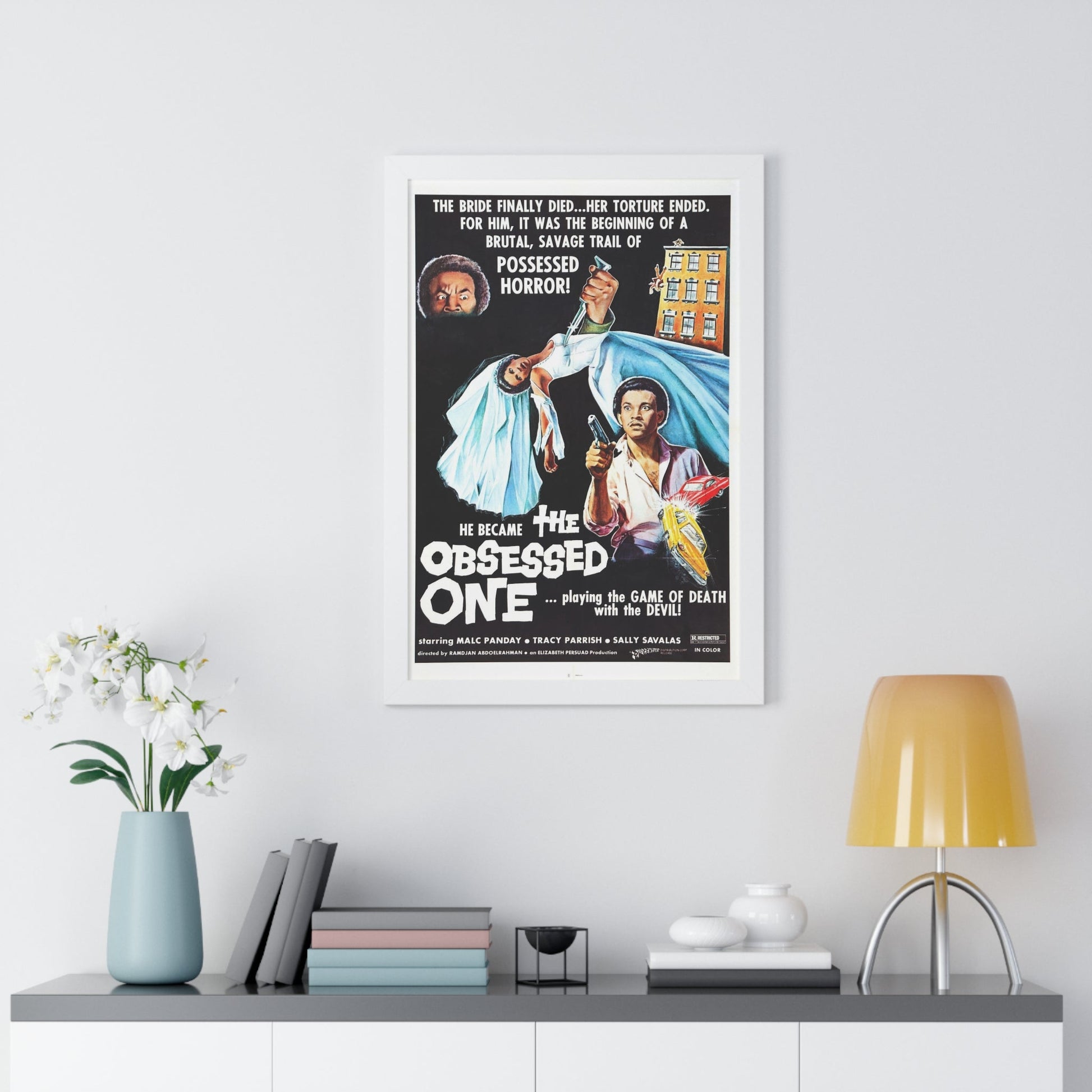 THE OBSESSED ONE 1974 - Framed Movie Poster-The Sticker Space