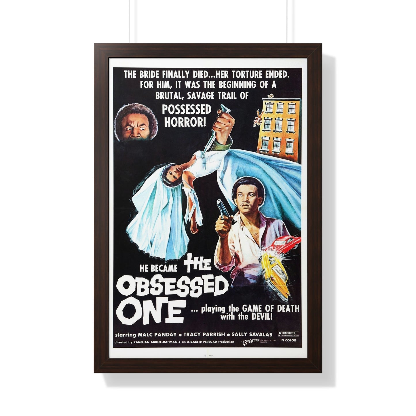 THE OBSESSED ONE 1974 - Framed Movie Poster-20" x 30"-The Sticker Space