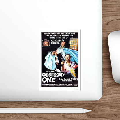 THE OBSESSED ONE 1974 Movie Poster STICKER Vinyl Die-Cut Decal-The Sticker Space