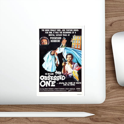 THE OBSESSED ONE 1974 Movie Poster STICKER Vinyl Die-Cut Decal-The Sticker Space