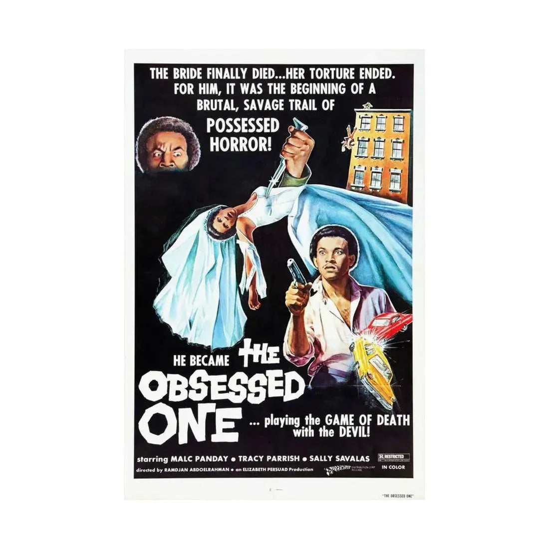 THE OBSESSED ONE 1974 - Paper Movie Poster - The Sticker Space