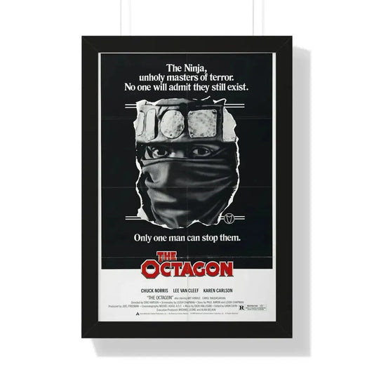 THE OCTAGON 1980 - Framed Movie Poster 16″ x 24″ Black - The Sticker Space
