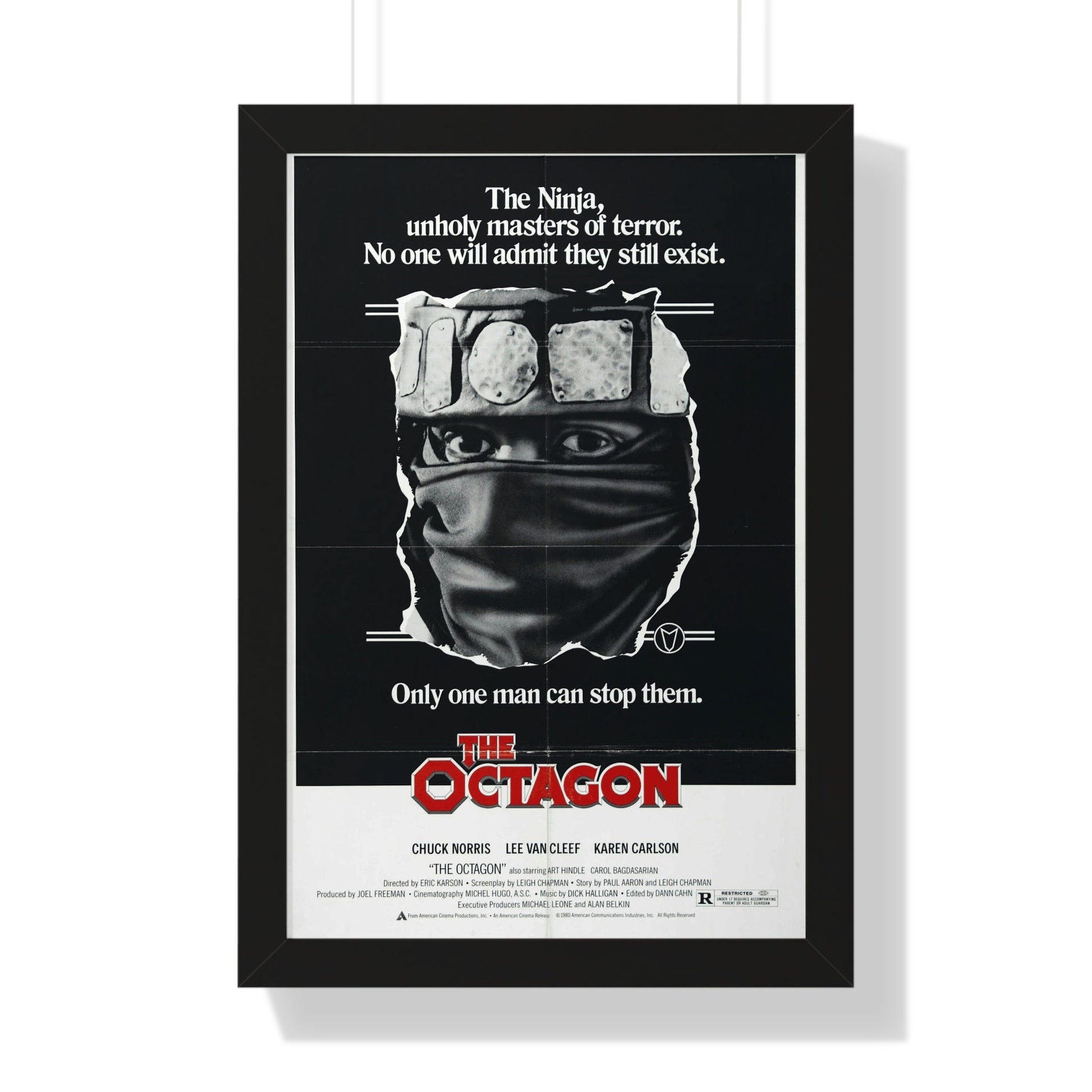 THE OCTAGON 1980 - Framed Movie Poster-16″ x 24″-The Sticker Space