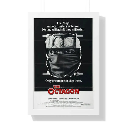 THE OCTAGON 1980 - Framed Movie Poster 16″ x 24″ White - The Sticker Space