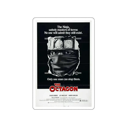 THE OCTAGON 1980 Movie Poster STICKER Vinyl Die-Cut Decal 2 Inch - The Sticker Space