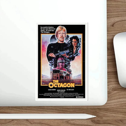 The Octagon 1980 Movie Poster STICKER Vinyl Die-Cut Decal - The Sticker Space