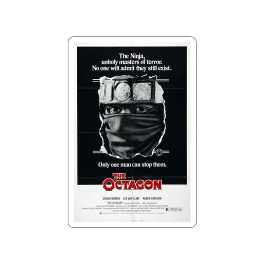 THE OCTAGON 1980 Movie Poster STICKER Vinyl Die-Cut Decal-White-The Sticker Space