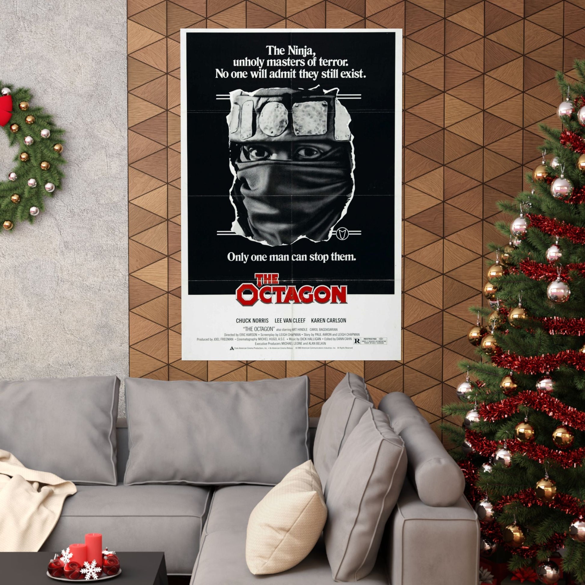 THE OCTAGON 1980 - Paper Movie Poster-The Sticker Space