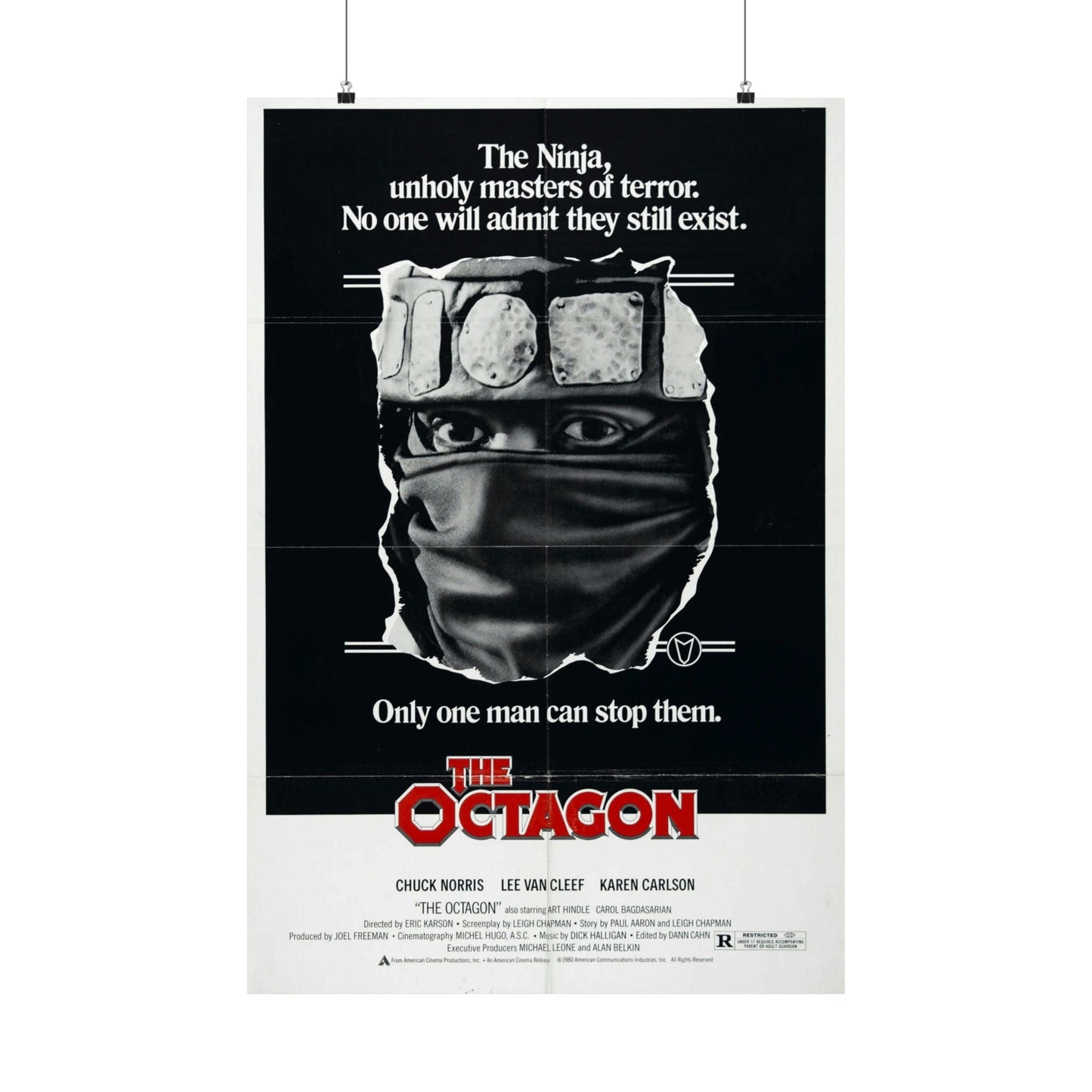 THE OCTAGON 1980 - Paper Movie Poster-24″ x 36″-The Sticker Space