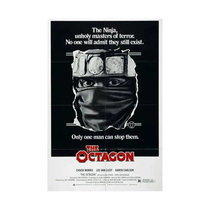THE OCTAGON 1980 - Paper Movie Poster - The Sticker Space