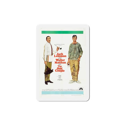 The Odd Couple 1968 Movie Poster Refrigerator Magnet 3 Inch - The Sticker Space