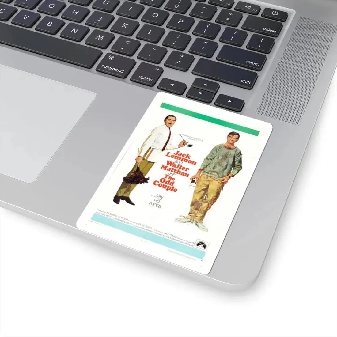 The Odd Couple 1968 Movie Poster - STICKER Vinyl Kiss-Cut Decal - The Sticker Space
