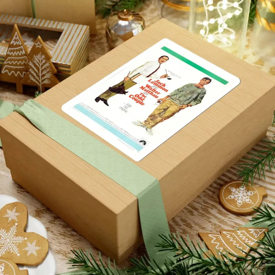 The Odd Couple 1968 Movie Poster - STICKER Vinyl Kiss-Cut Decal - The Sticker Space