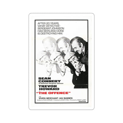 The Offence 1973 Movie Poster STICKER Vinyl Die-Cut Decal-6 Inch-The Sticker Space