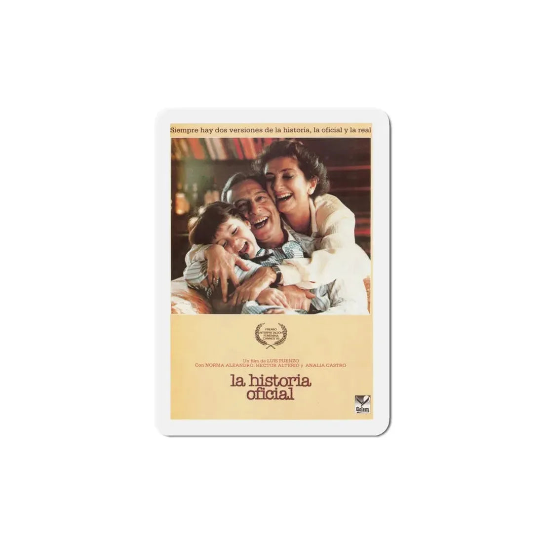 The Official Story 1985 Movie Poster Refrigerator Magnet 4 Inch - The Sticker Space