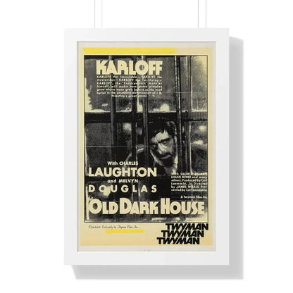 THE OLD DARK HOUSE 1932 - Framed Movie Poster 16″ x 24″ White - The Sticker Space