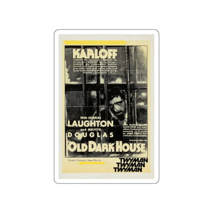 THE OLD DARK HOUSE 1932 Movie Poster STICKER Vinyl Die-Cut Decal 3 Inch - The Sticker Space