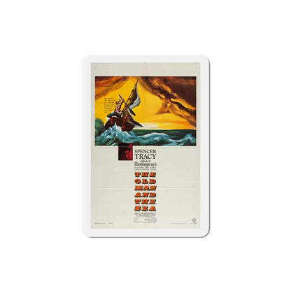 The Old Man and the Sea 1958 Movie Poster Refrigerator Magnet 3 Inch - The Sticker Space
