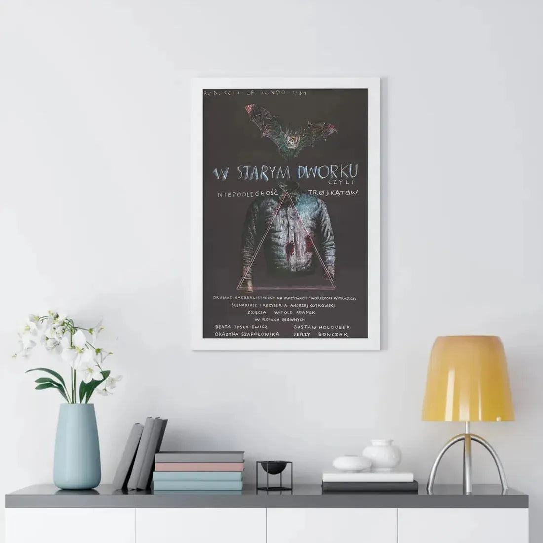 THE OLD MANOR OF LOOSE TRIANGLES 1985 - Framed Movie Poster - The Sticker Space