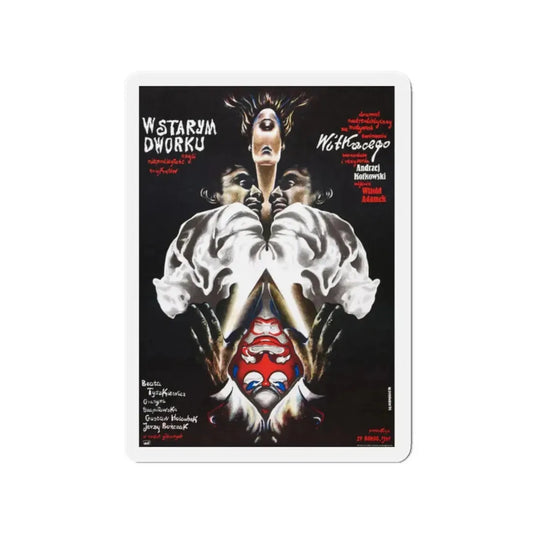 THE OLD MANOR OF LOOSE TRIANGLES (2) 1985 Movie Poster - Refrigerator Magnet 2 Inch Die-Cut - The Sticker Space