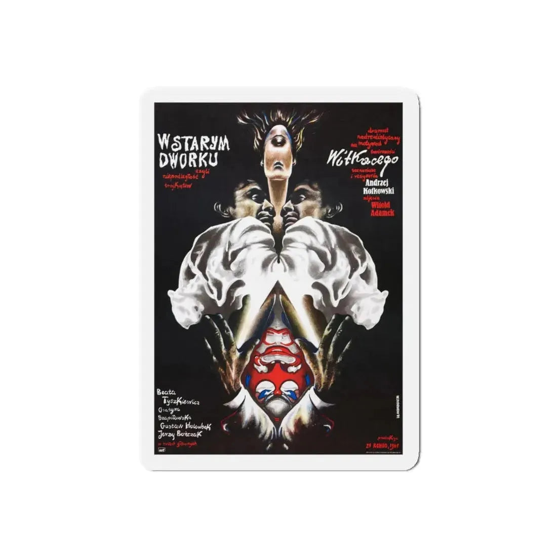 THE OLD MANOR OF LOOSE TRIANGLES (2) 1985 Movie Poster - Refrigerator Magnet 4 Inch Die-Cut - The Sticker Space