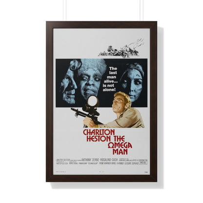 THE OMEGA MAN 1971 - Framed Movie Poster-20" x 30"-The Sticker Space