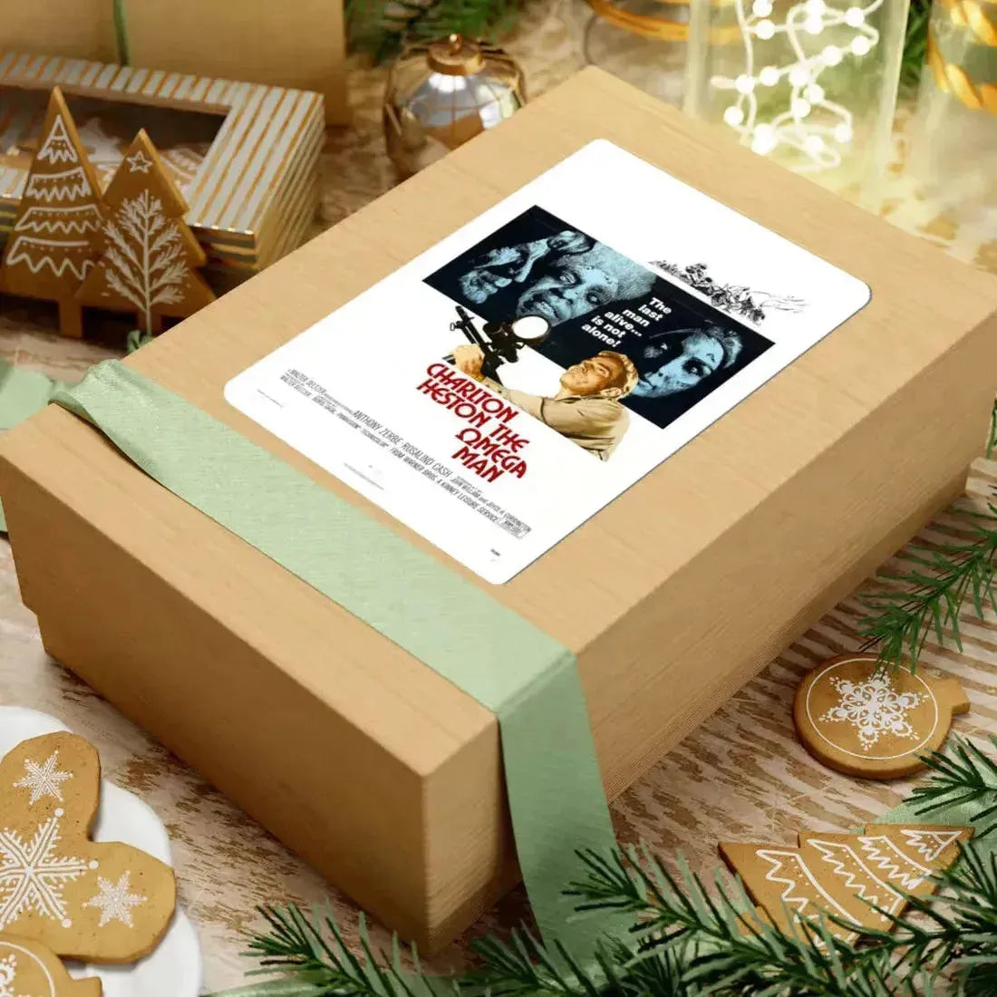 The Omega Man 1971 Movie Poster - STICKER Vinyl Kiss-Cut Decal - The Sticker Space