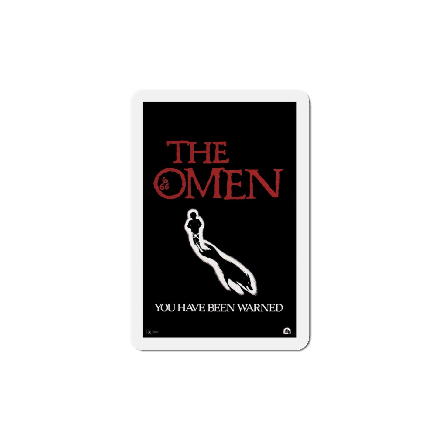 The Omen 1976 Movie Poster Die-Cut Magnet-5" x 5"-The Sticker Space