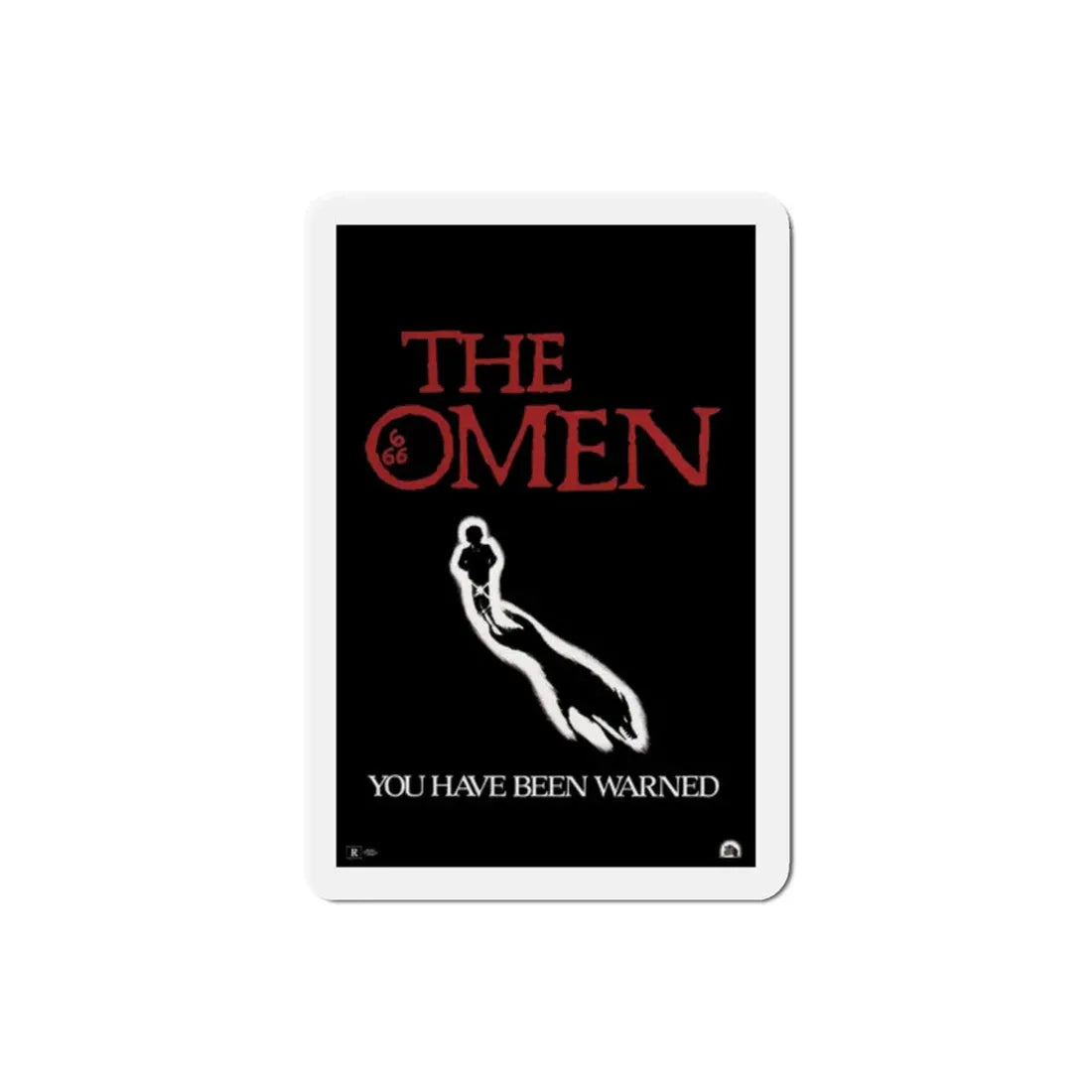 The Omen 1976 Movie Poster Refrigerator Magnet 2 Inch - The Sticker Space