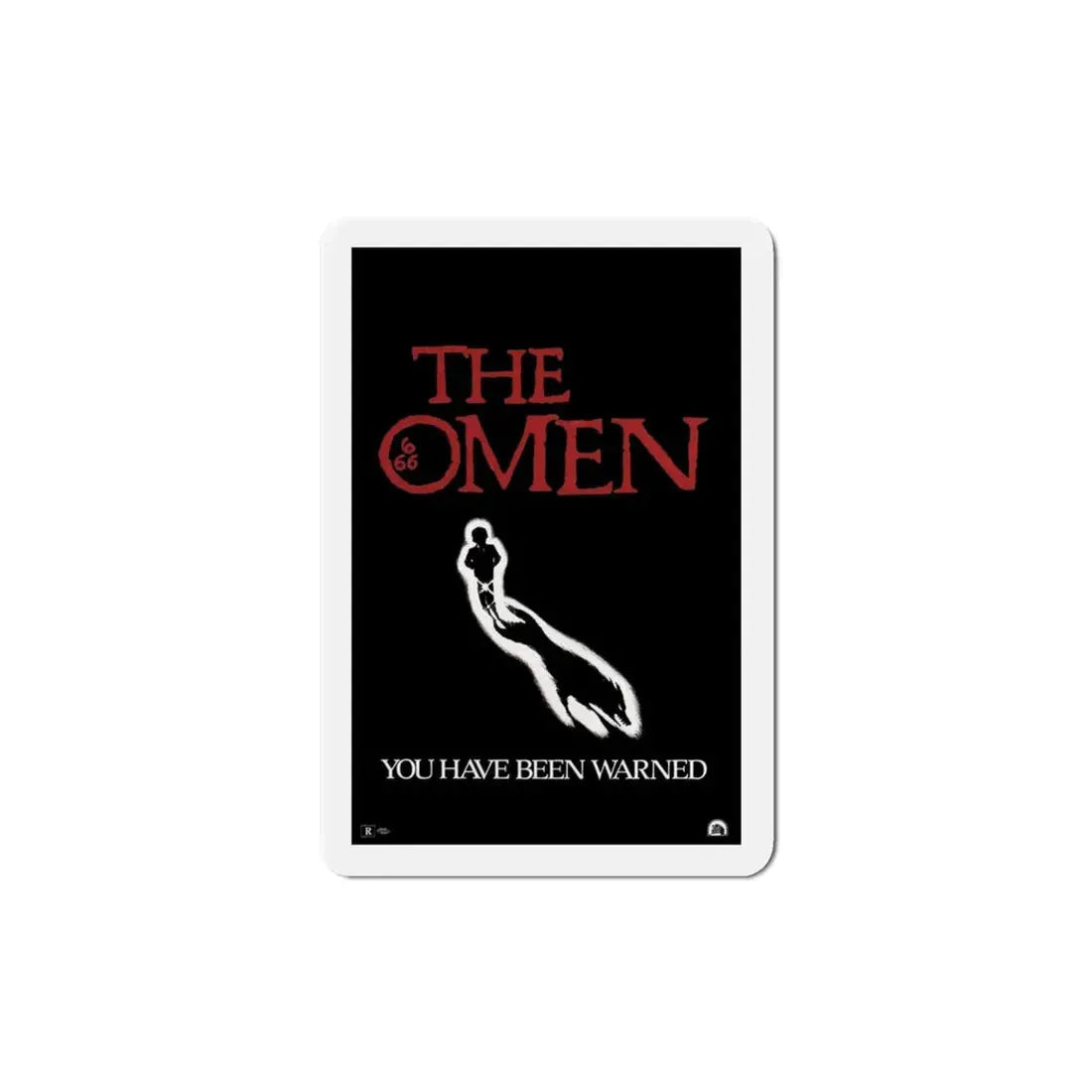 The Omen 1976 Movie Poster Refrigerator Magnet 4 Inch - The Sticker Space