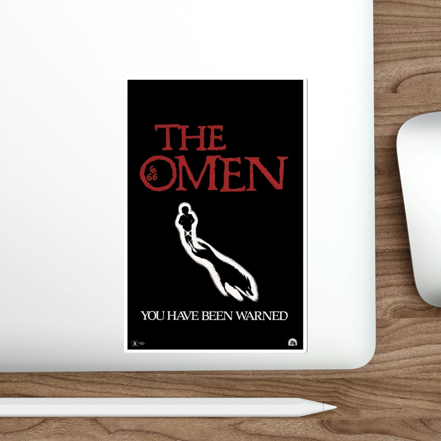 The Omen 1976 Movie Poster STICKER Vinyl Die-Cut Decal-The Sticker Space