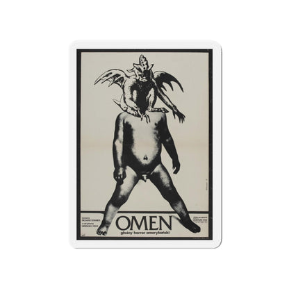 THE OMEN (POLISH) 1976 Movie Poster - Refrigerator Magnet-4 Inch-Die-Cut-The Sticker Space