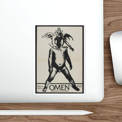 THE OMEN (POLISH) 1976 Movie Poster STICKER Vinyl Die-Cut Decal-The Sticker Space