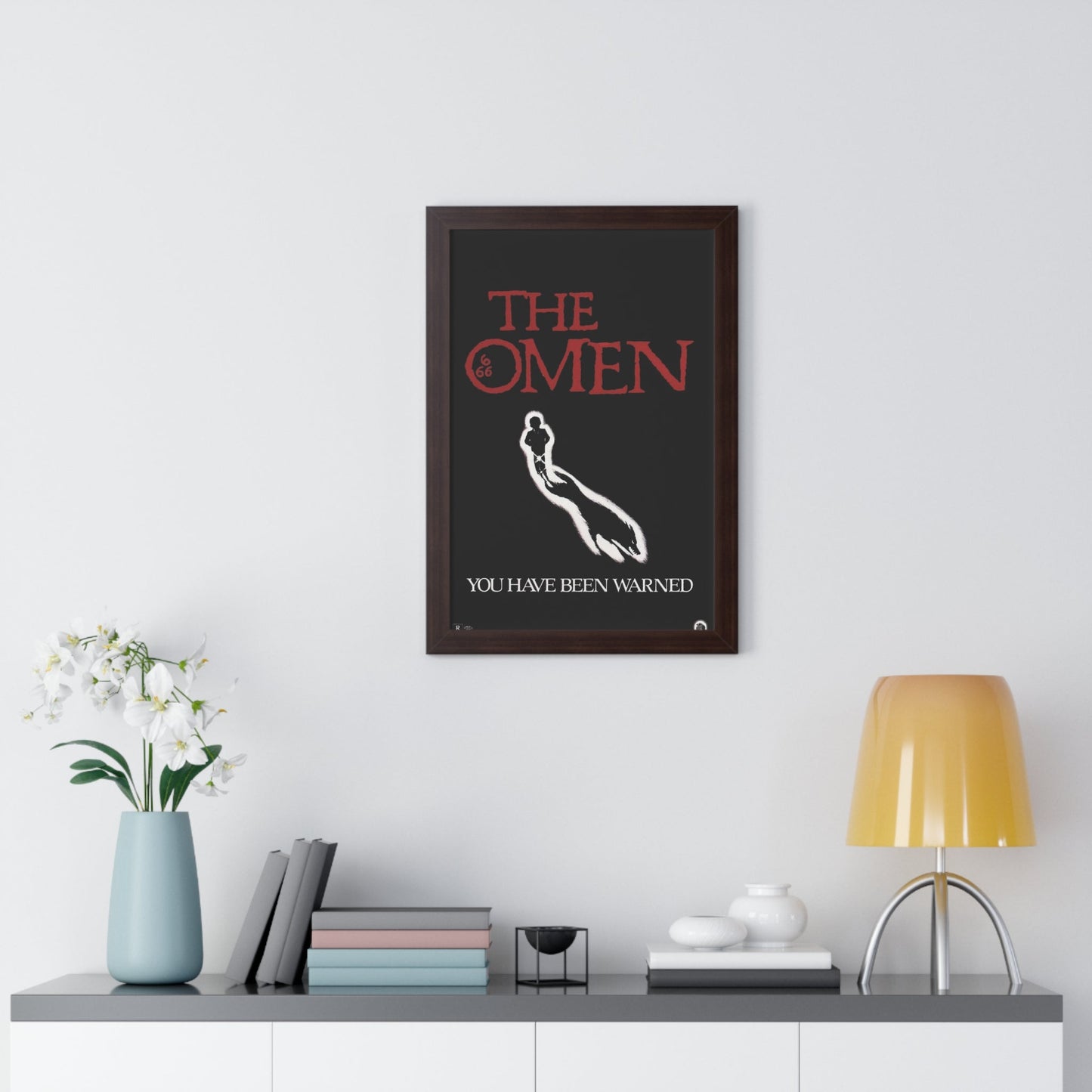 THE OMEN (TEASER) 1976 - Framed Movie Poster-The Sticker Space