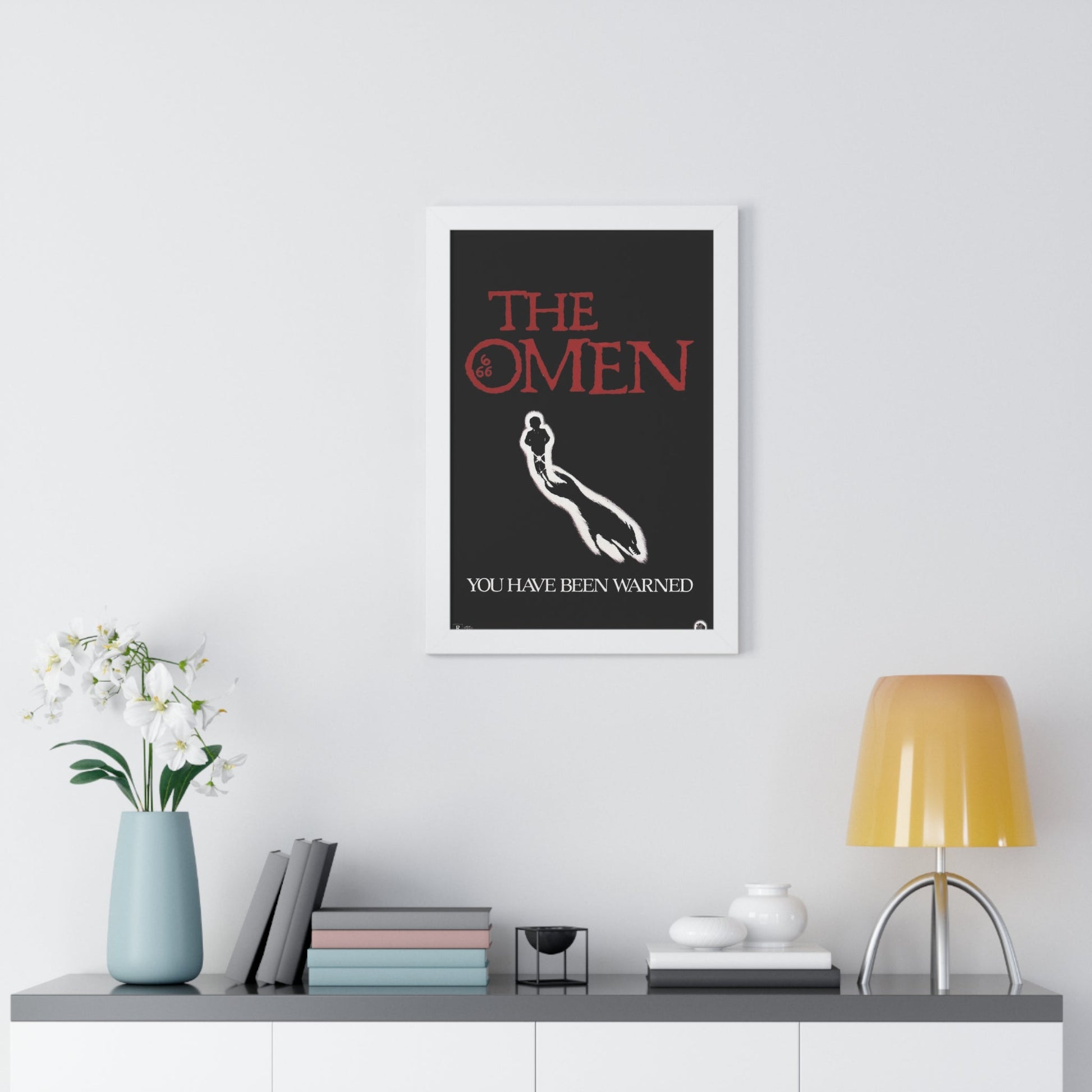 THE OMEN (TEASER) 1976 - Framed Movie Poster-The Sticker Space