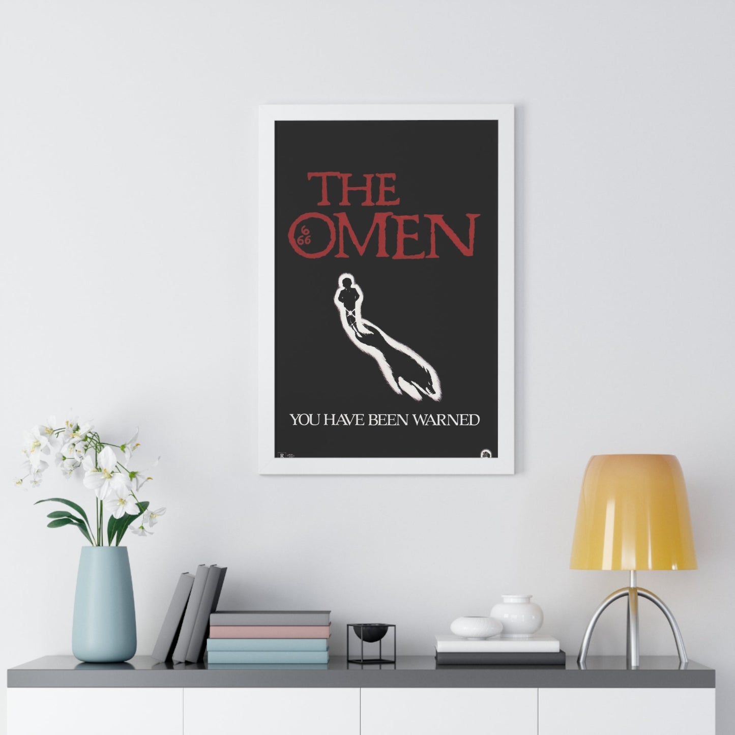 THE OMEN (TEASER) 1976 - Framed Movie Poster-The Sticker Space