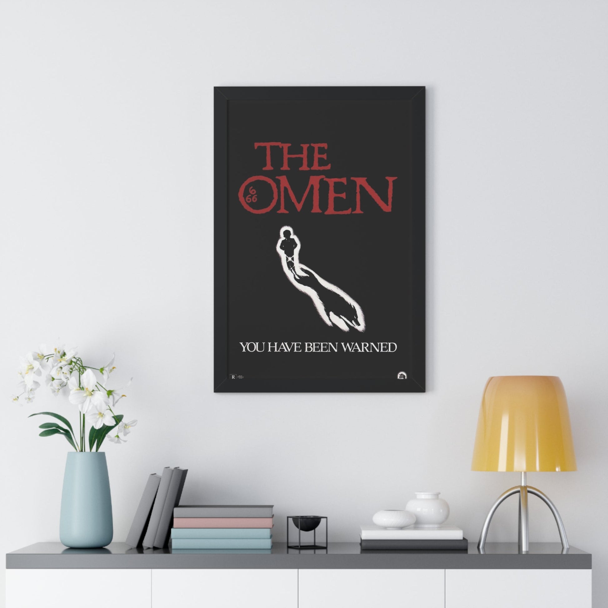 THE OMEN (TEASER) 1976 - Framed Movie Poster-The Sticker Space