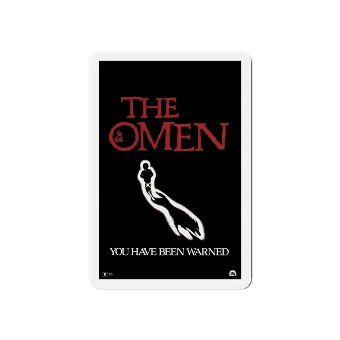 THE OMEN (TEASER) 1976 Movie Poster - Refrigerator Magnet 6 Inch Die-Cut - The Sticker Space