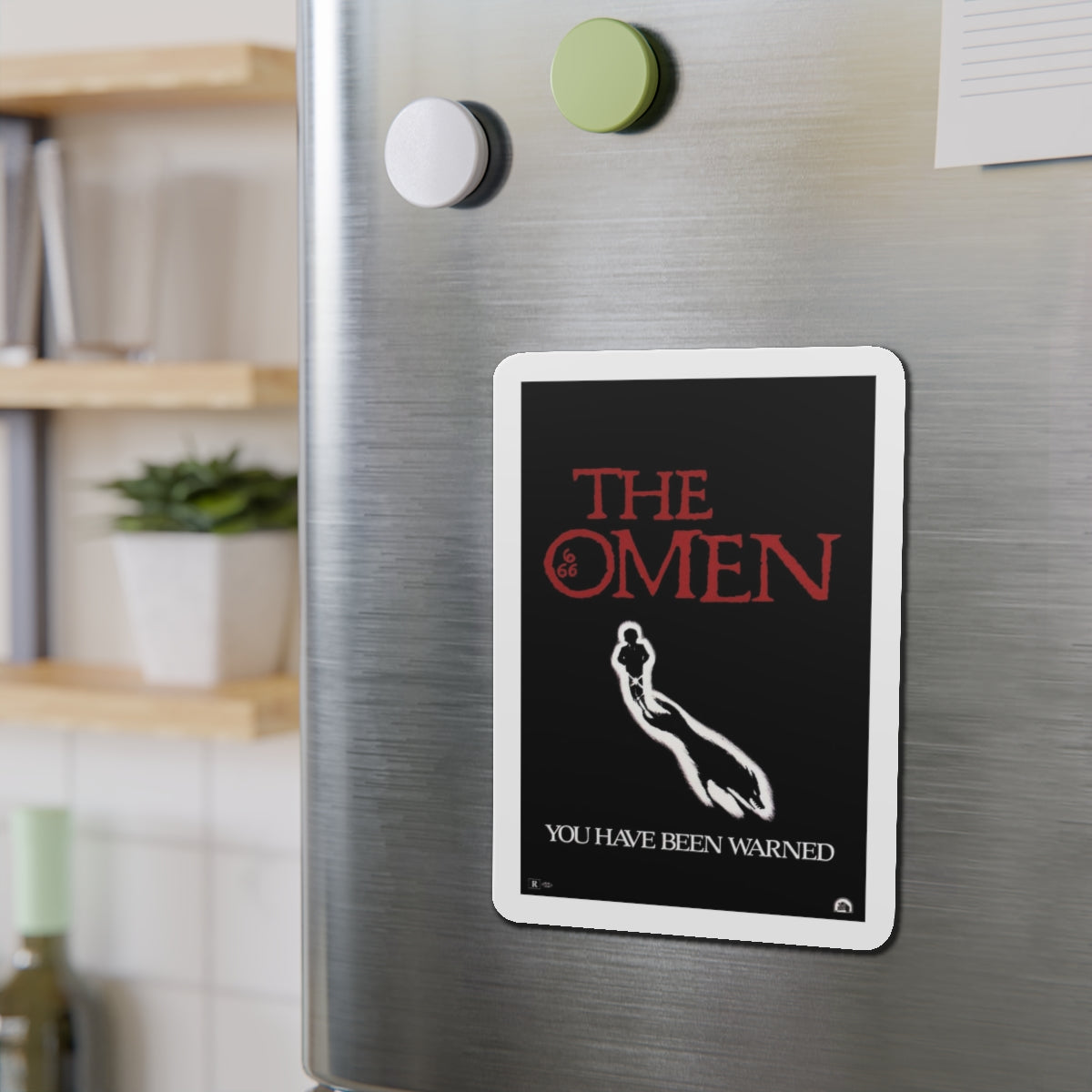 THE OMEN (TEASER) 1976 Movie Poster - Refrigerator Magnet