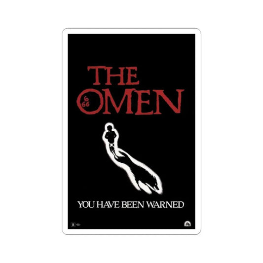 THE OMEN (TEASER) 1976 Movie Poster - STICKER Vinyl Kiss-Cut Decal 2 Inch White - The Sticker Space