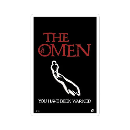 THE OMEN (TEASER) 1976 Movie Poster - STICKER Vinyl Kiss-Cut Decal 4 Inch White - The Sticker Space