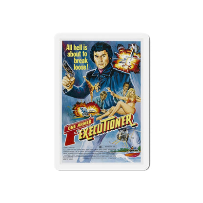 THE ONE ARMED EXECUTIONER 1981 Movie Poster - Refrigerator Magnet-5" x 5"-The Sticker Space