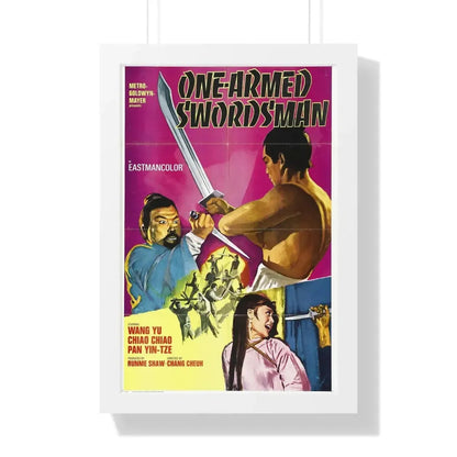 THE ONE-ARMED SWORDSMAN 1967 - Framed Movie Poster 16″ x 24″ White - The Sticker Space