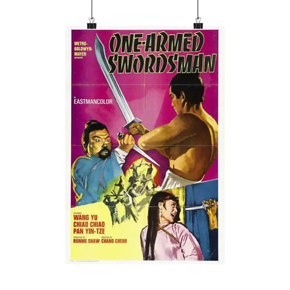 THE ONE-ARMED SWORDSMAN 1967 - Paper Movie Poster 12″ x 18″ Matte - The Sticker Space