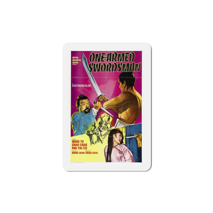 The One Armed Swordsman 1969 Movie Poster Die-Cut Magnet-4 Inch-The Sticker Space