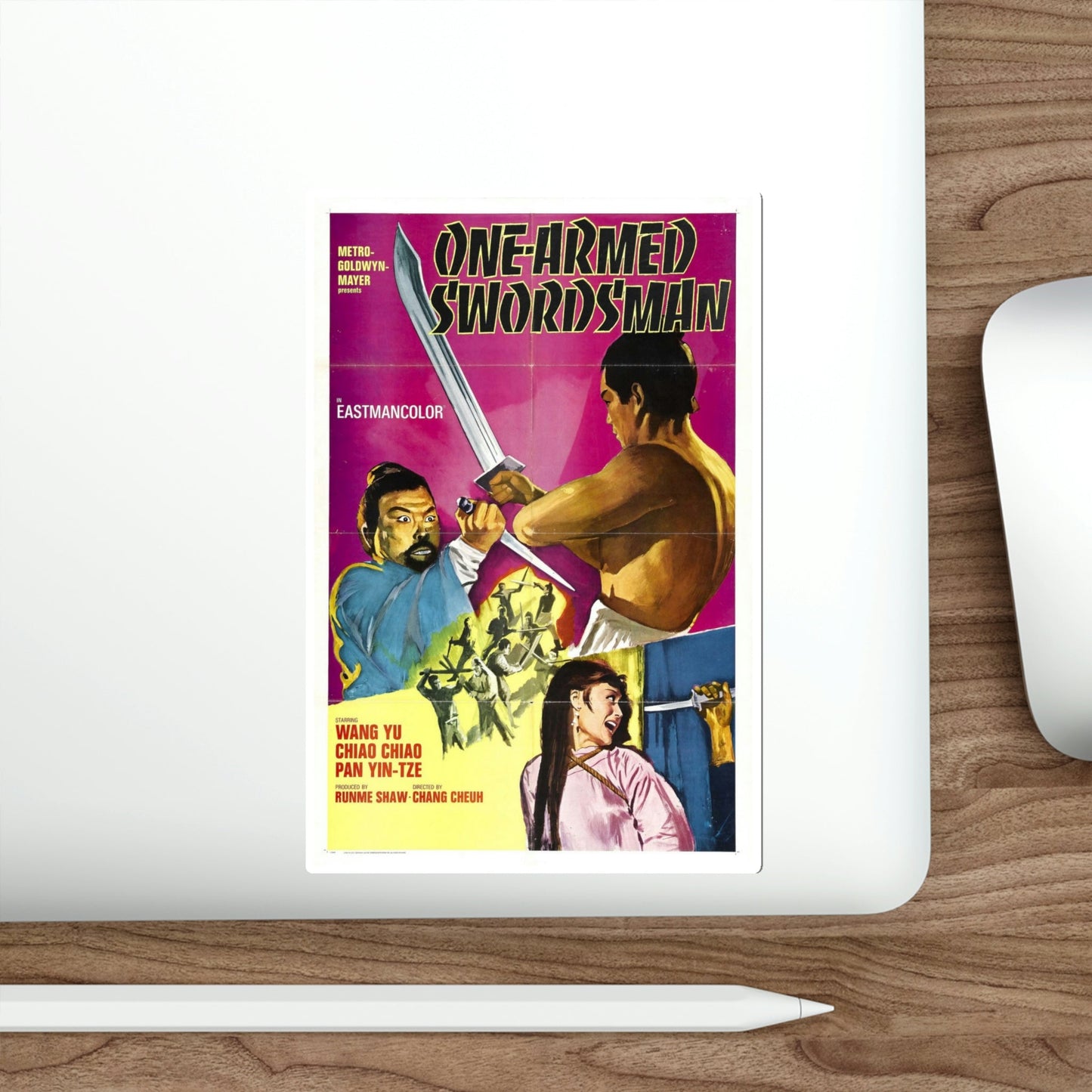 The One Armed Swordsman 1969 Movie Poster STICKER Vinyl Die-Cut Decal-The Sticker Space