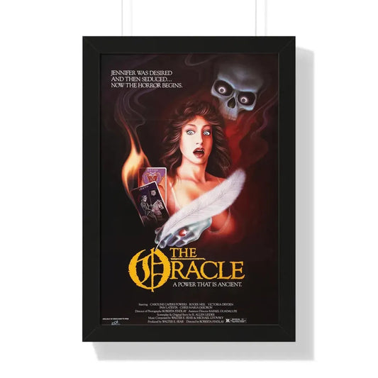 THE ORACLE 1985 - Framed Movie Poster 16″ x 24″ Black - The Sticker Space
