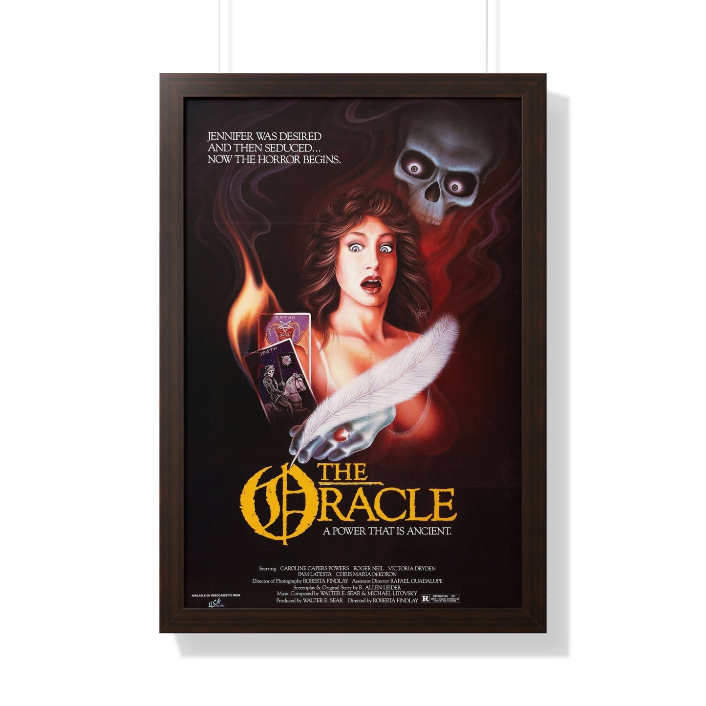 THE ORACLE 1985 - Framed Movie Poster-20" x 30"-The Sticker Space