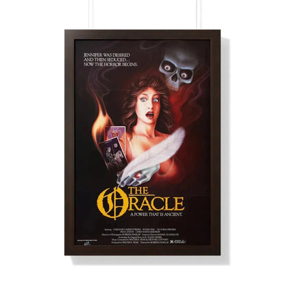 THE ORACLE 1985 - Framed Movie Poster 20" x 30" Walnut - The Sticker Space