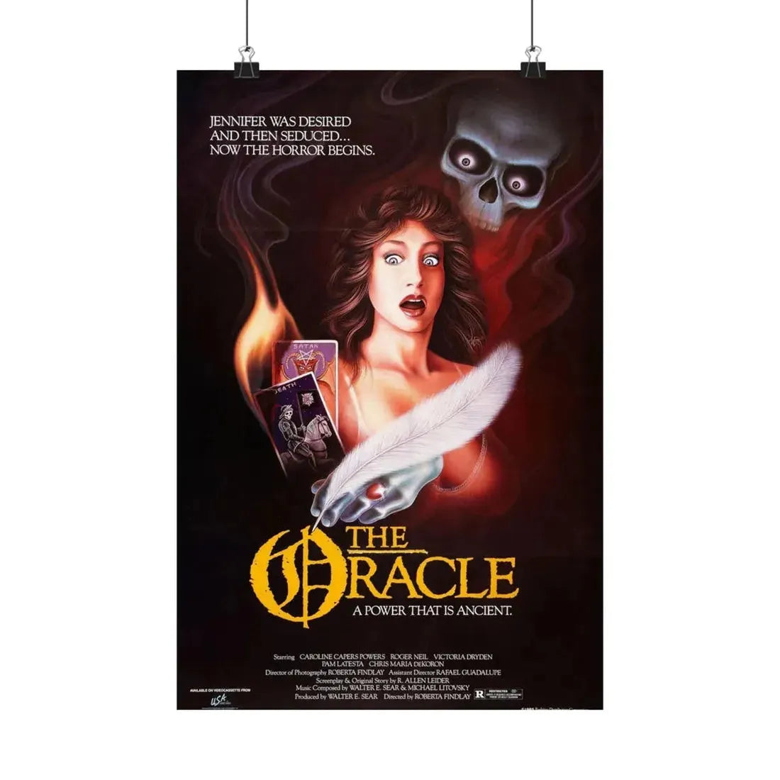 THE ORACLE 1985 - Paper Movie Poster 12″ x 18″ Matte - The Sticker Space